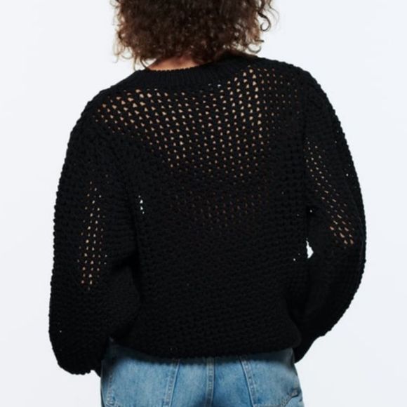 NWT Zara Textured Knit Sweater - Picture 7 of 11